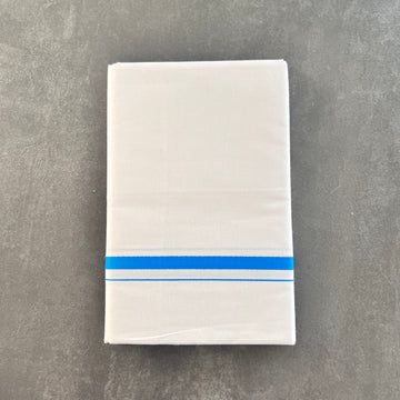 Manya Kerala Mundu with blue Kara