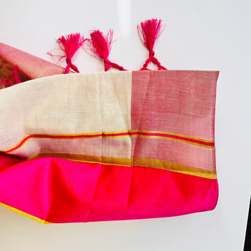 Raga one minute Saree with hand block prints
