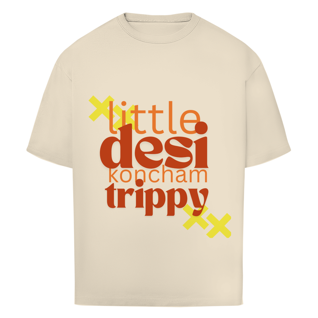 Little Desi Koncham Trippy Oversize T-Shirt