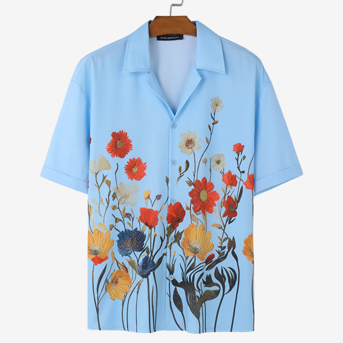 Street Trendsetter Printed Hawaiian Beach Shirt