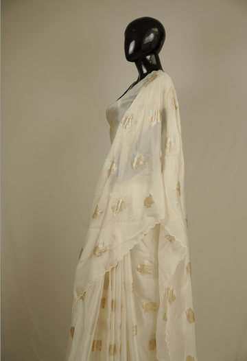 Swarna brocade silk saree