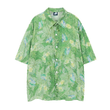 Dego Butterfly Tie-dye Printed Shirt Men's Clothing