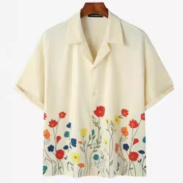 Street Trendsetter Printed Hawaiian Beach Shirt